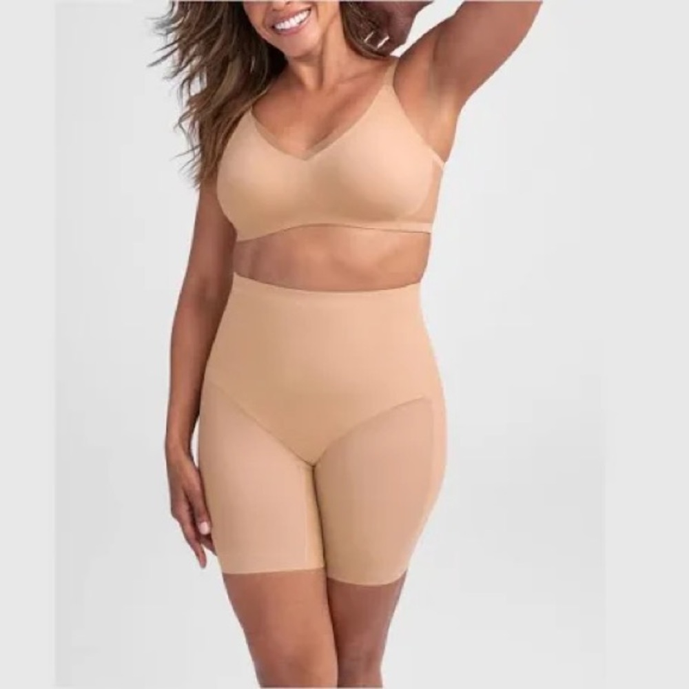 Honeylove Nude High-Waist Shaping Short - Beige